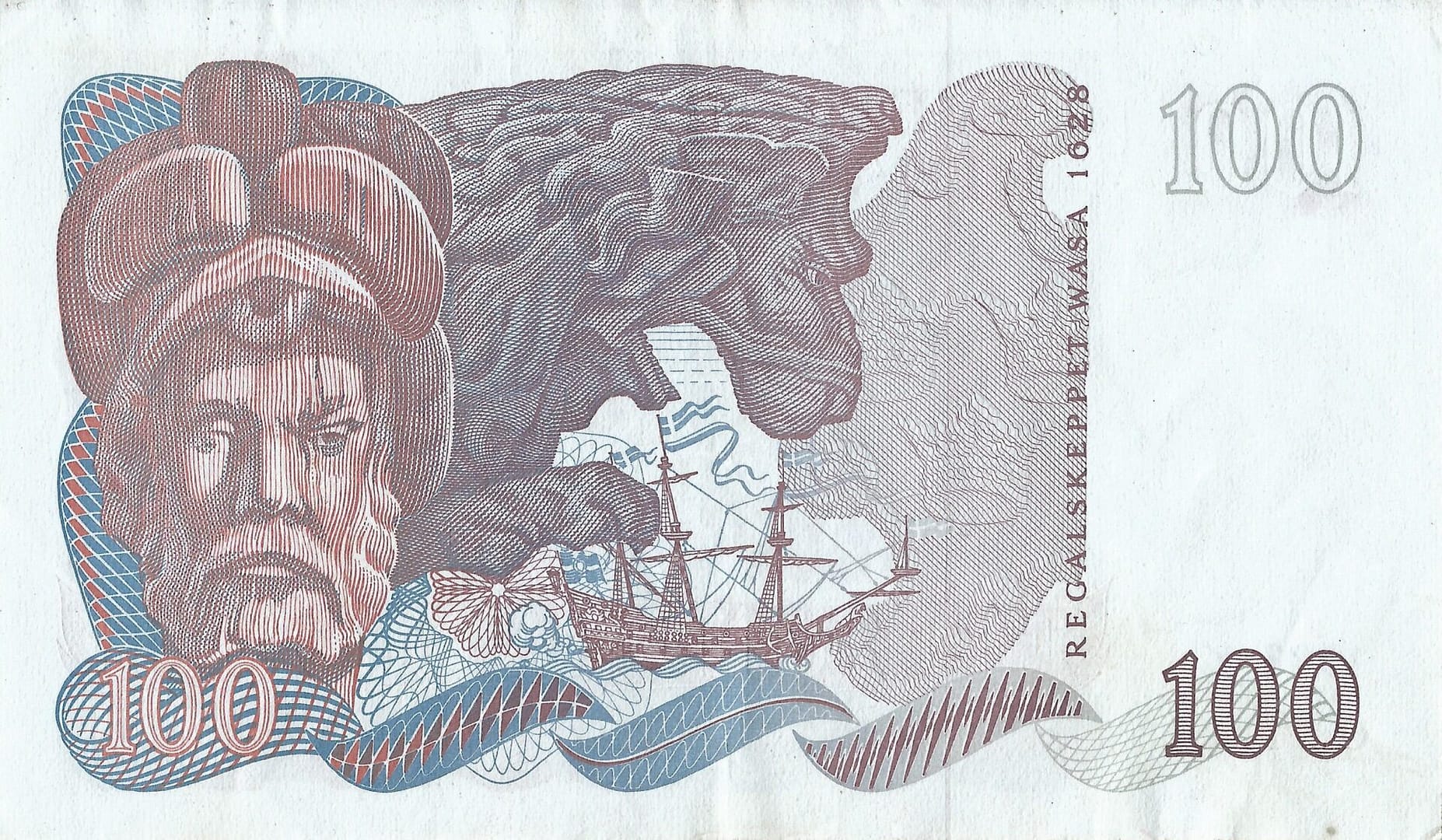 Suecia 16 Pick 54c Reverso