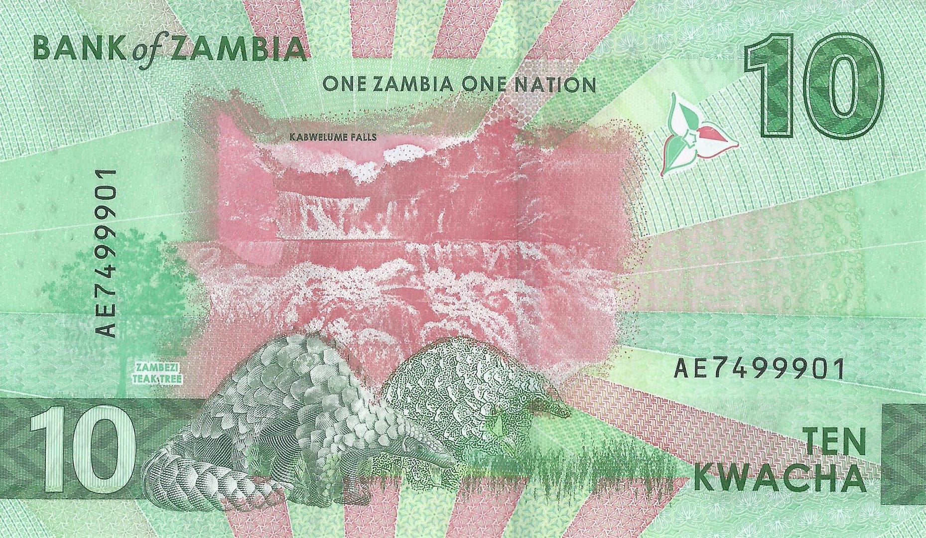 Zambia 32 Pick 62a Reverso