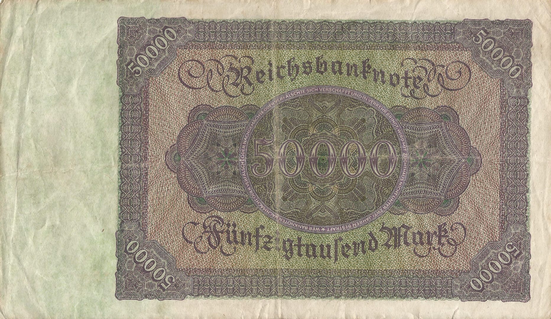 3-Papiermark (1914-1923) 22 Pick 80a Reverso 1 scaled