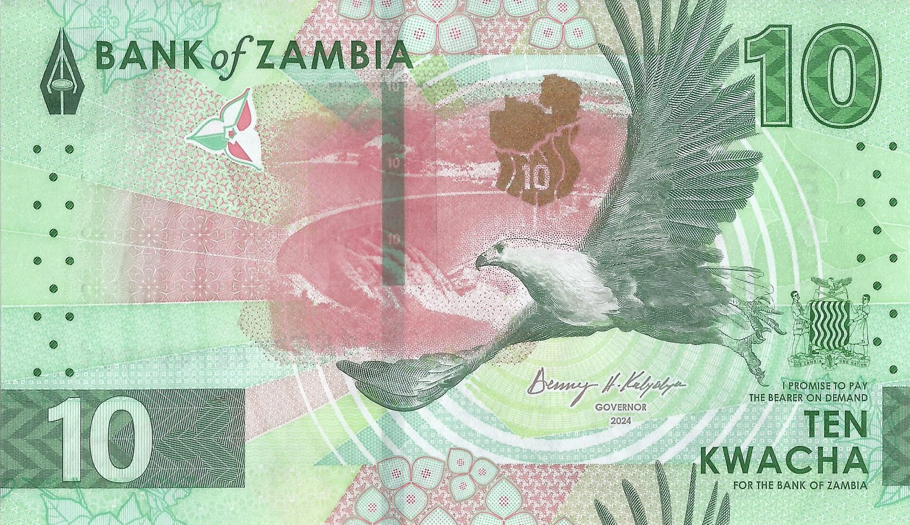 Zambia 31 Pick 62a Anverso