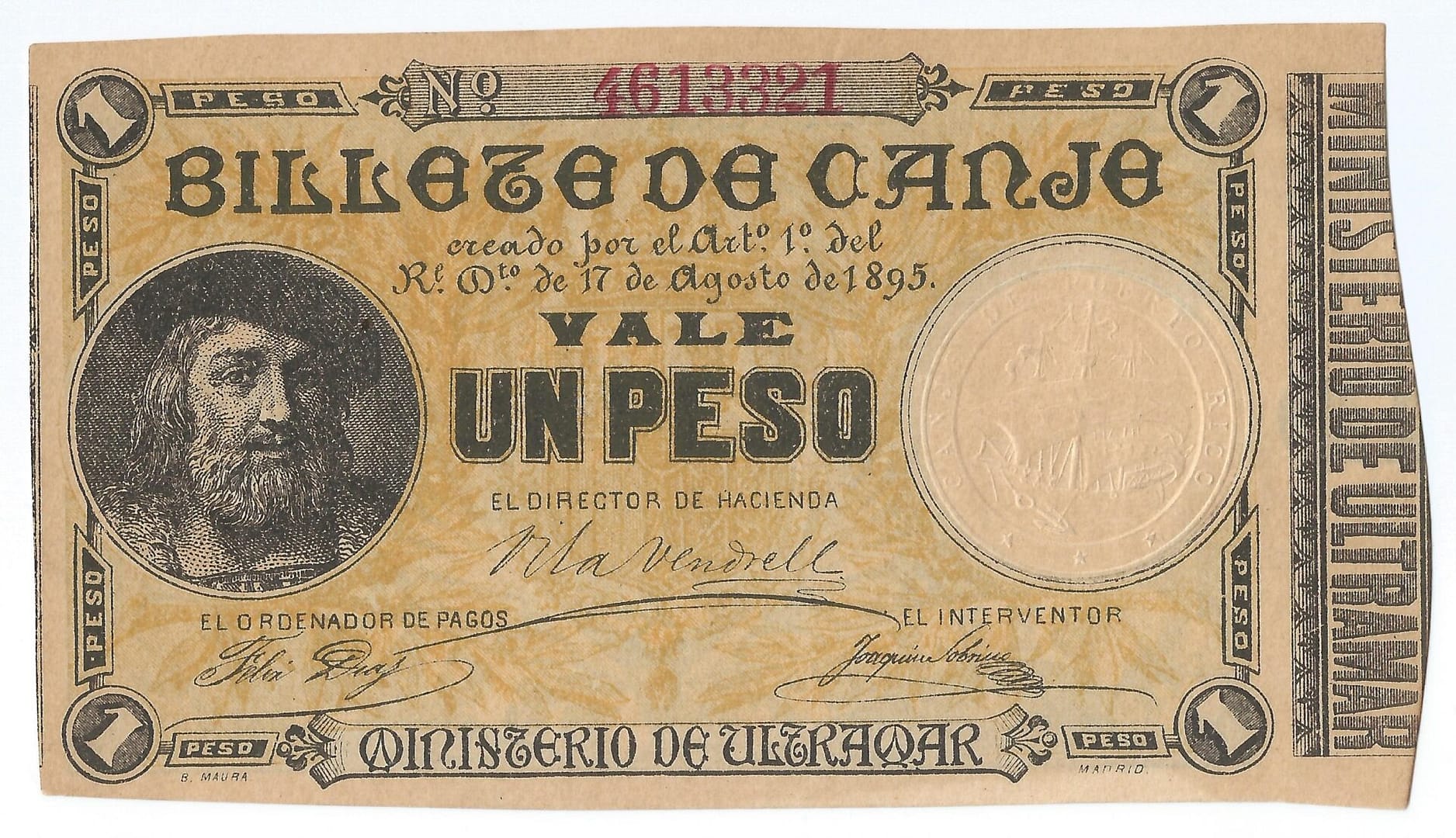 Puerto Rico 5 Pick 7b Anverso