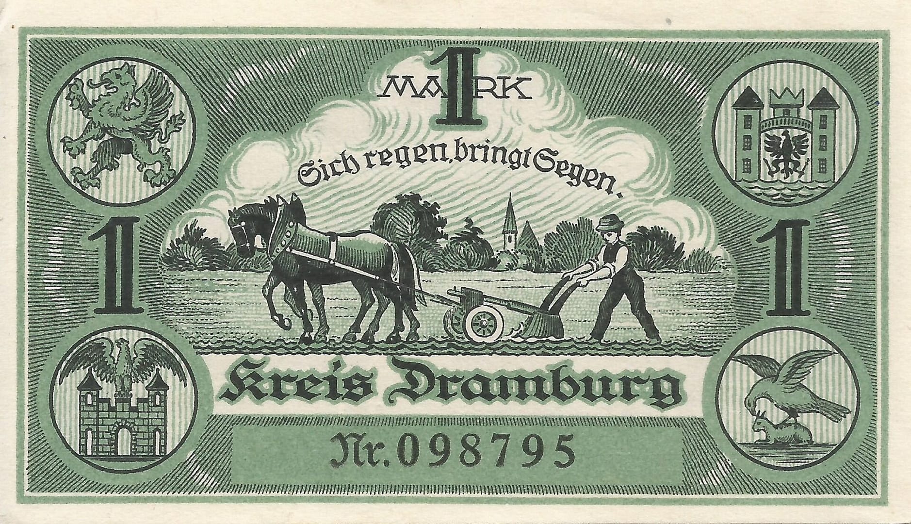 Notgeld - D 10 GM 286.1c 22 Reverso