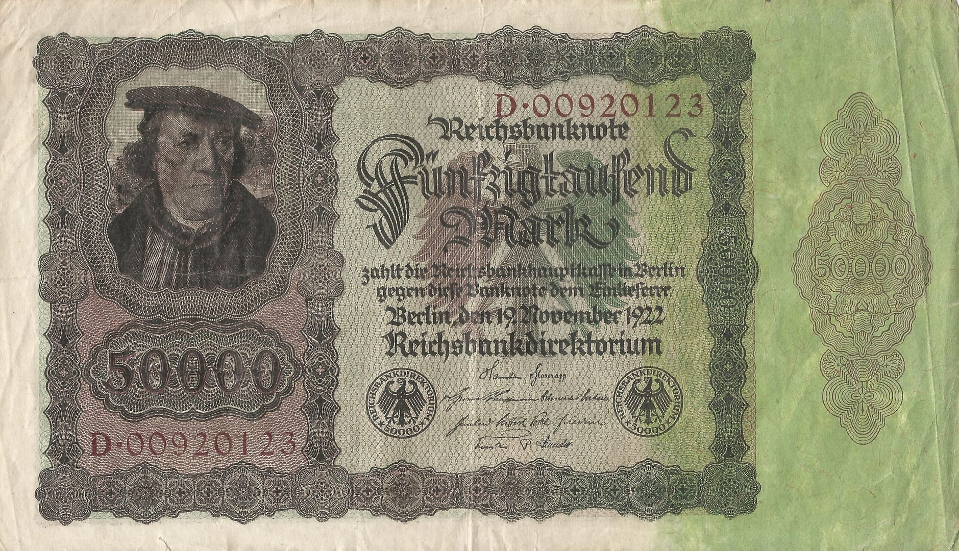 3-Papiermark (1914-1923) 21 Pick 80a Anverso 1 scaled