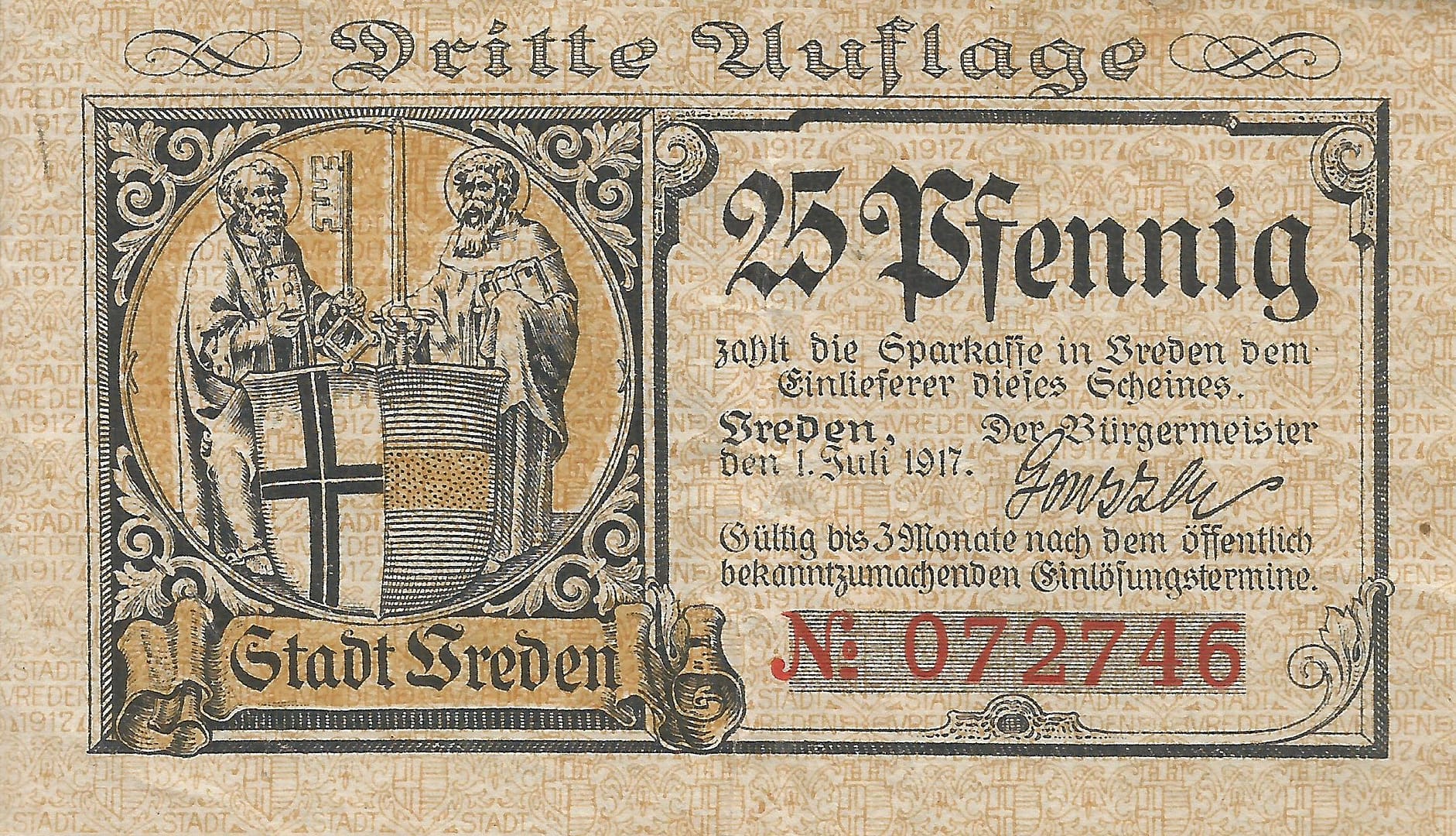 Notgeld - V 5 V8.2 Anverso