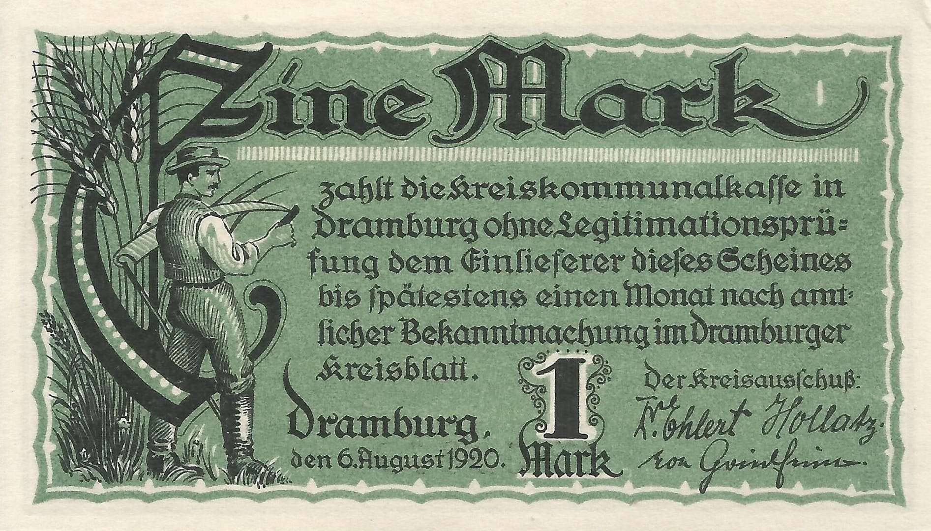 Notgeld - D 9 GM 286.1c 22 Anverso