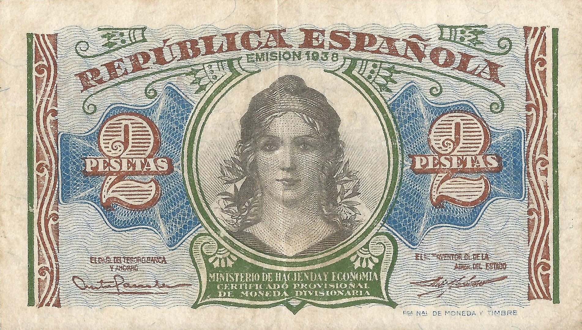 España 43 Pick 95 Anverso