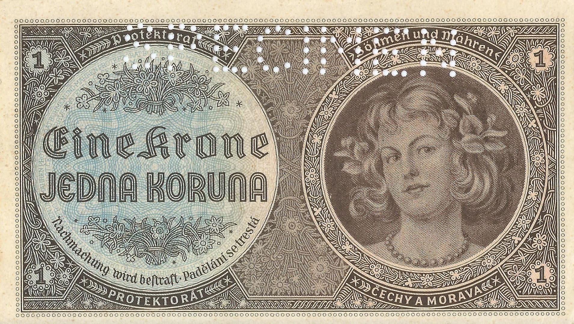 Bohemia y Moravia 5 Bohemia y Moravia Pick 3s1 Anverso jpg