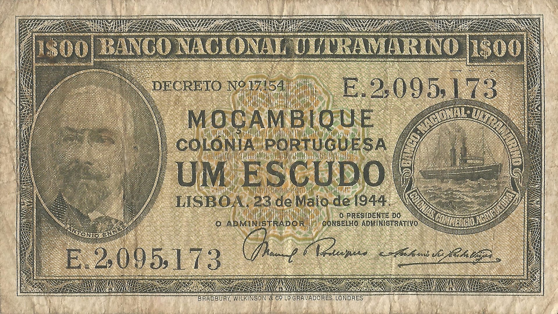 Mozambique 9 Mozambique Pick 92 Anverso