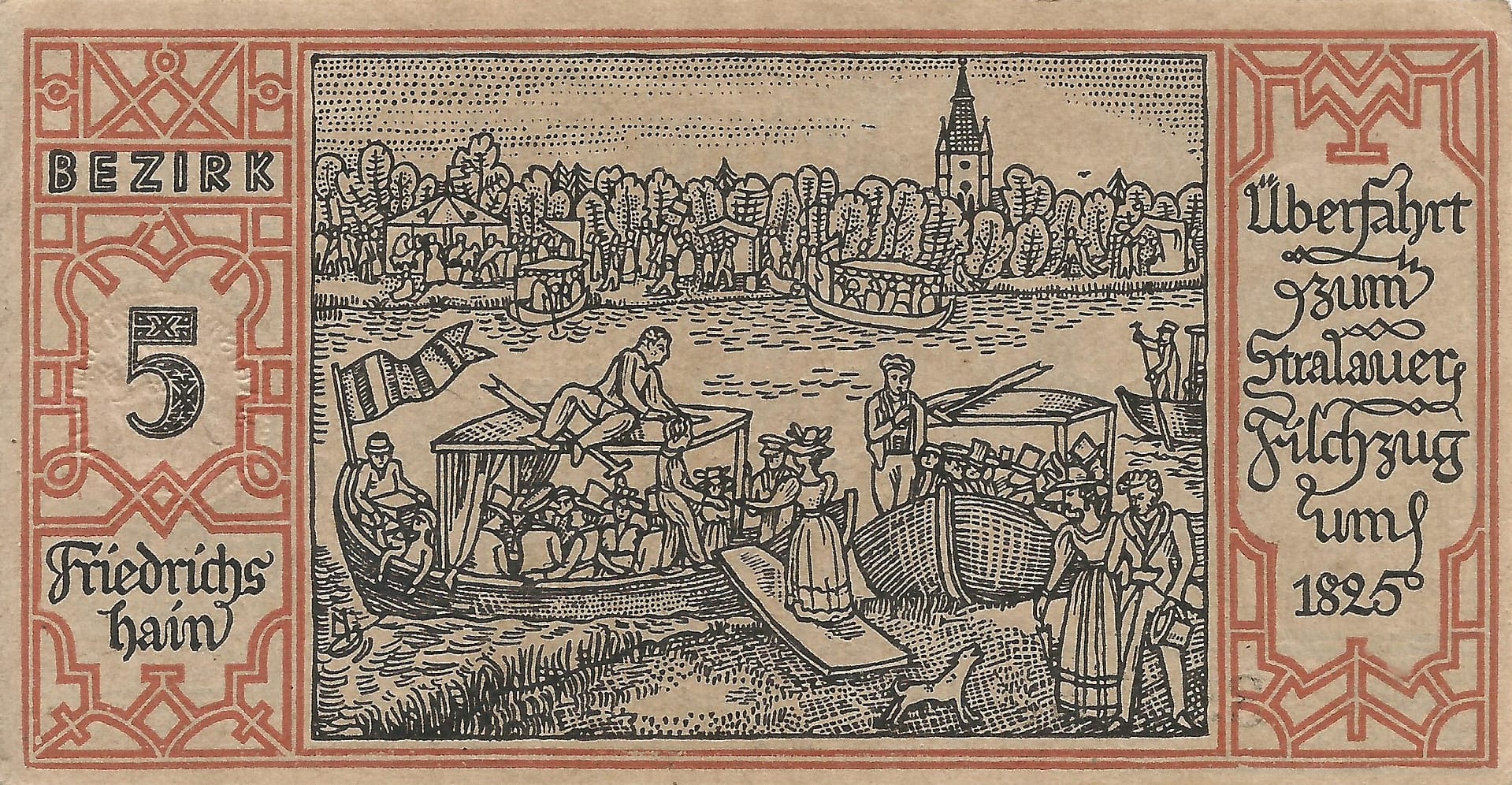 Notgeld - B 8 92.1 5 20 Reverso