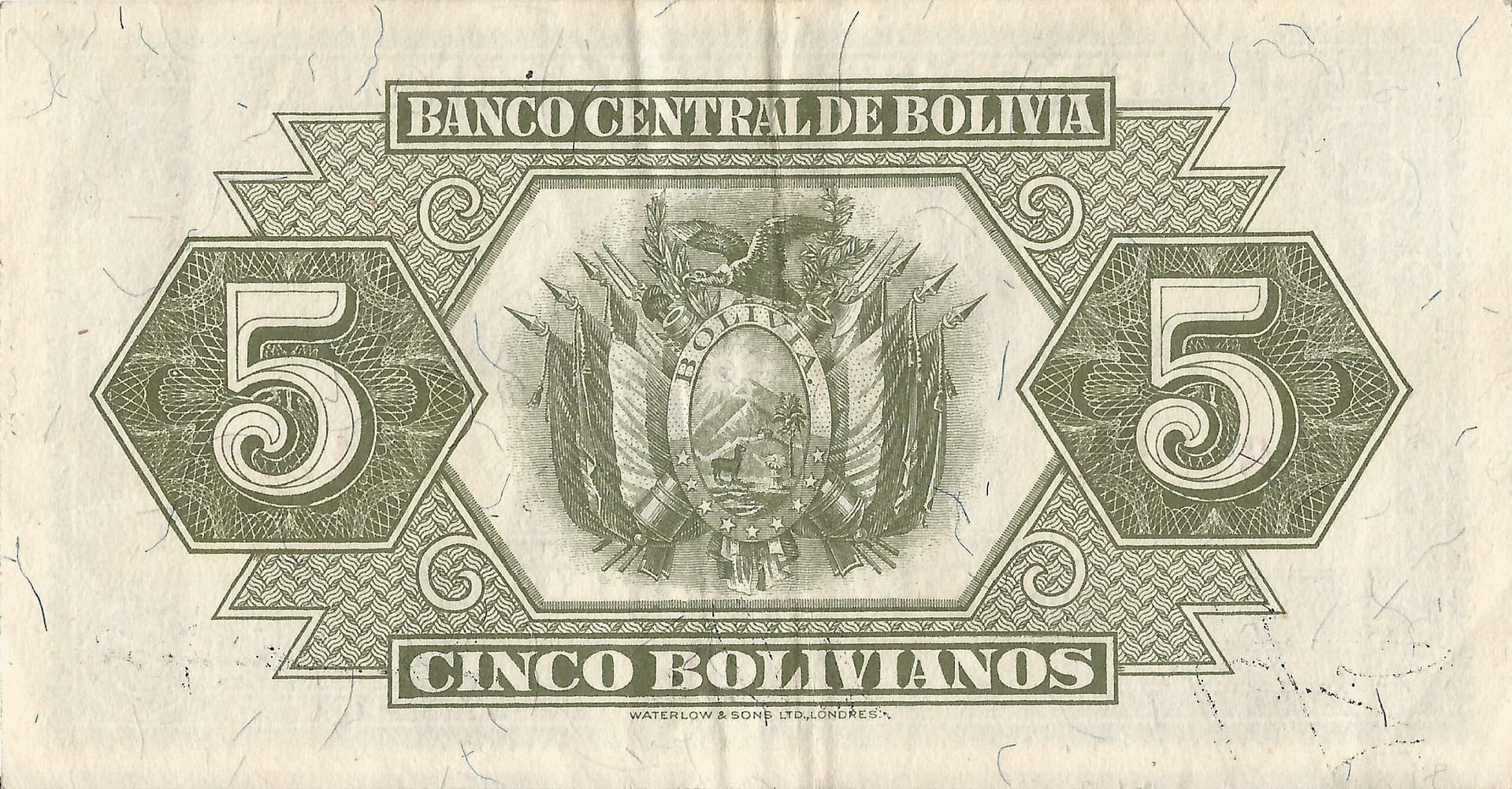 Bolivia 26 Pick 129a.2 Reverso scaled