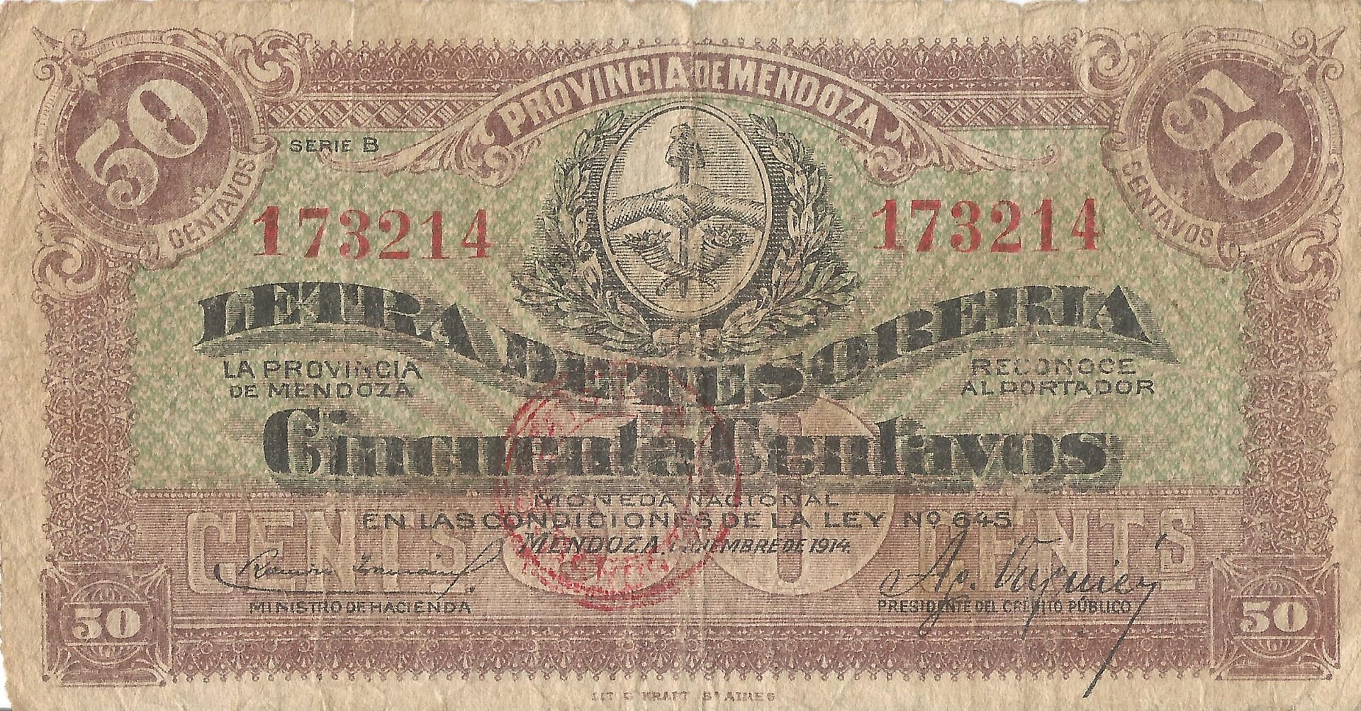 1-Ediciones Especiales Regionales y de Bancos Privados (1841-1904) 40 Pick S2083 Anverso scaled