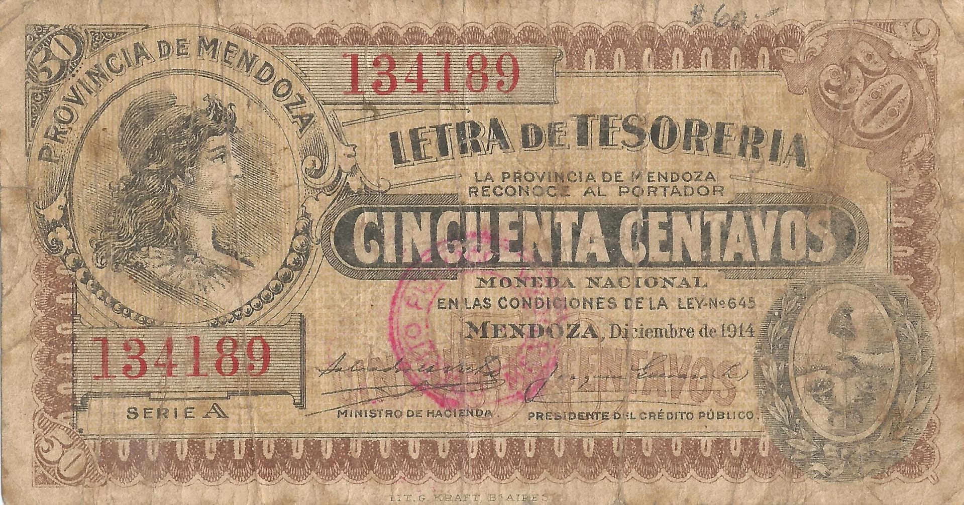 1-Ediciones Especiales Regionales y de Bancos Privados (1841-1904) 38 Pick S2082 Anverso scaled jpg