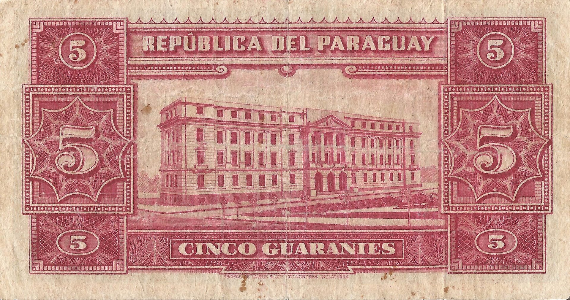 Paraguay 24 Pick 186a.2 Reverso scaled