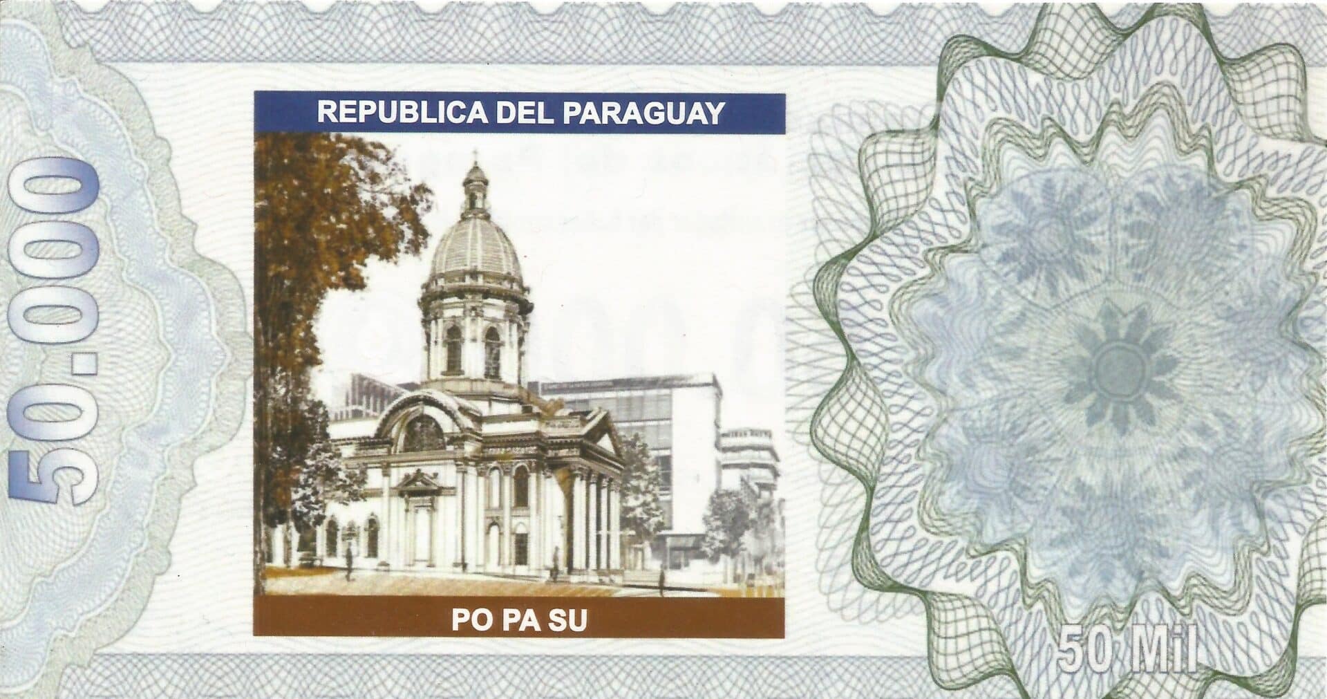 Fantasía 119 Bonos Paraguay3 Reverso