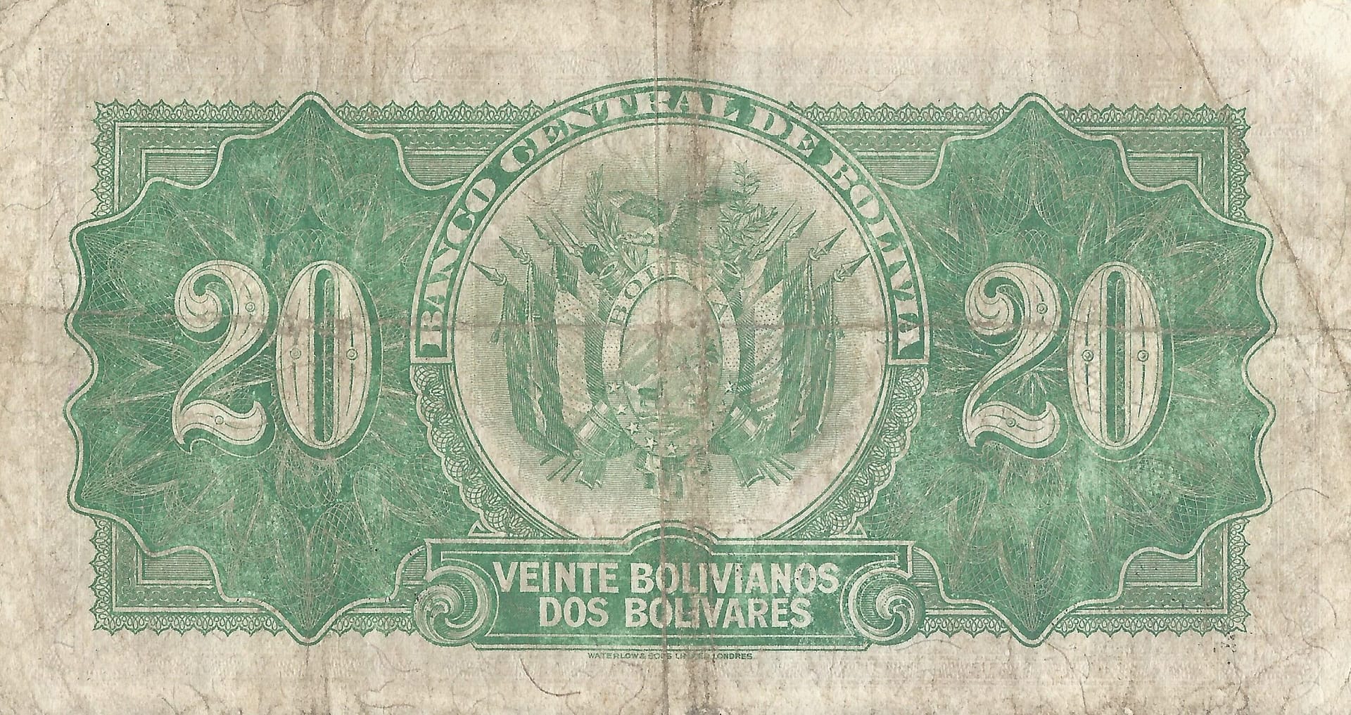 Bolivia 30 Pick 131a.2 Reverso scaled