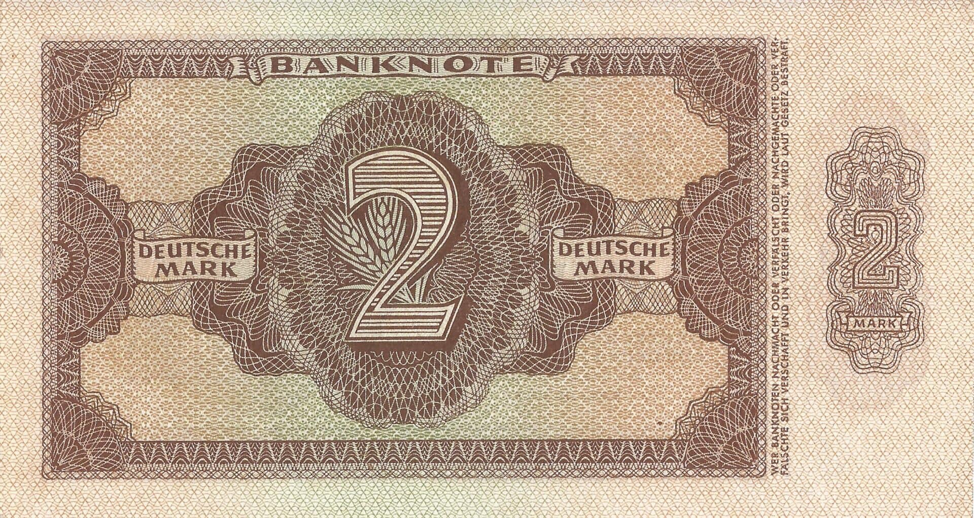 7-Alemania Democrática (1949-1990) 6 Pick 10b Reverso