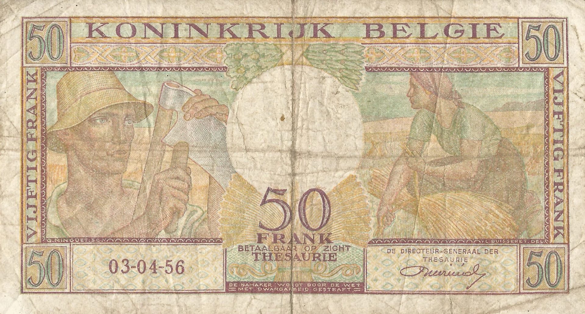 Bélgica 20 Pick 133b Reverso scaled