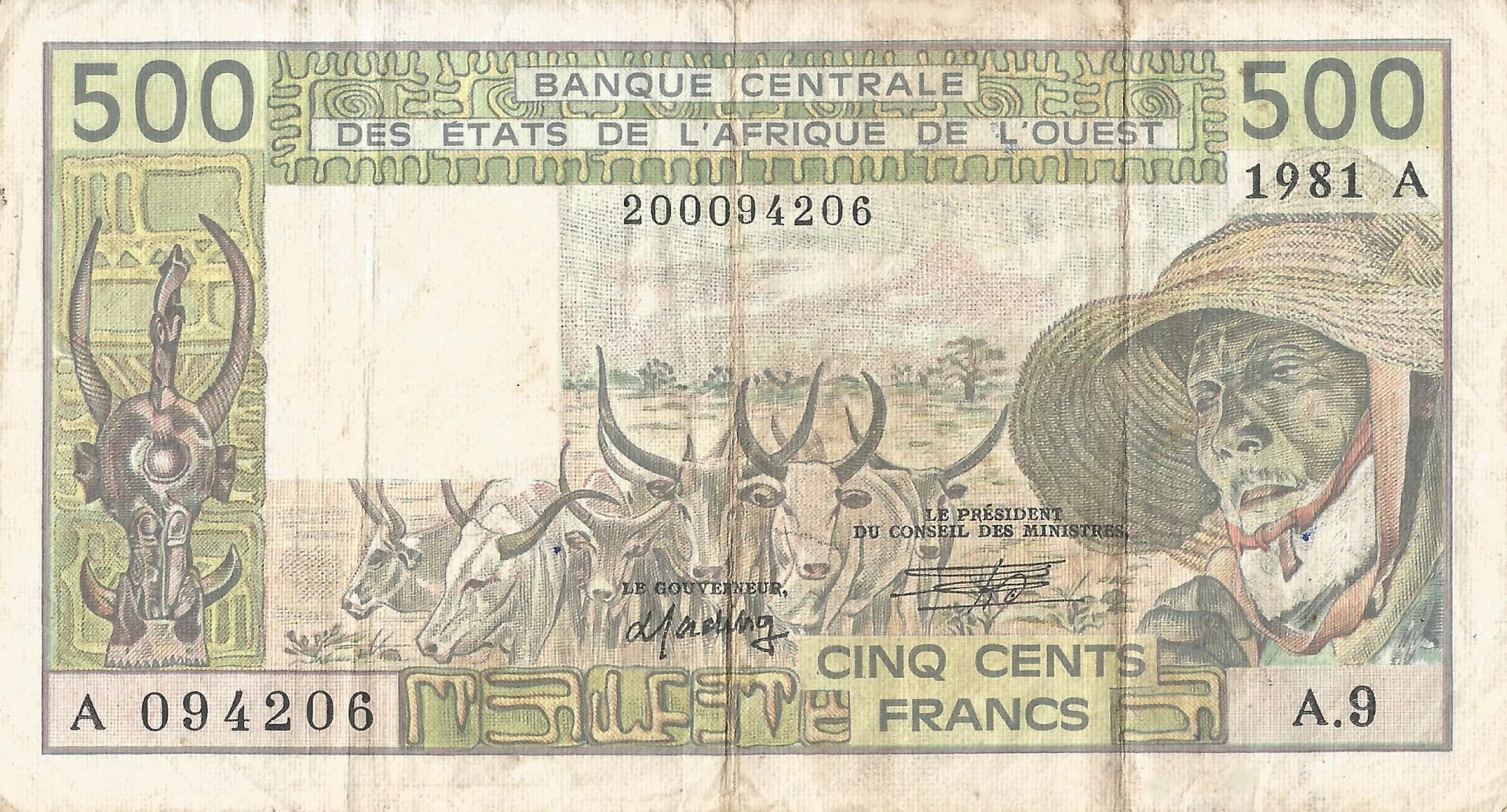 Costa de Marfil 5 Pick 106Ac Anverso scaled