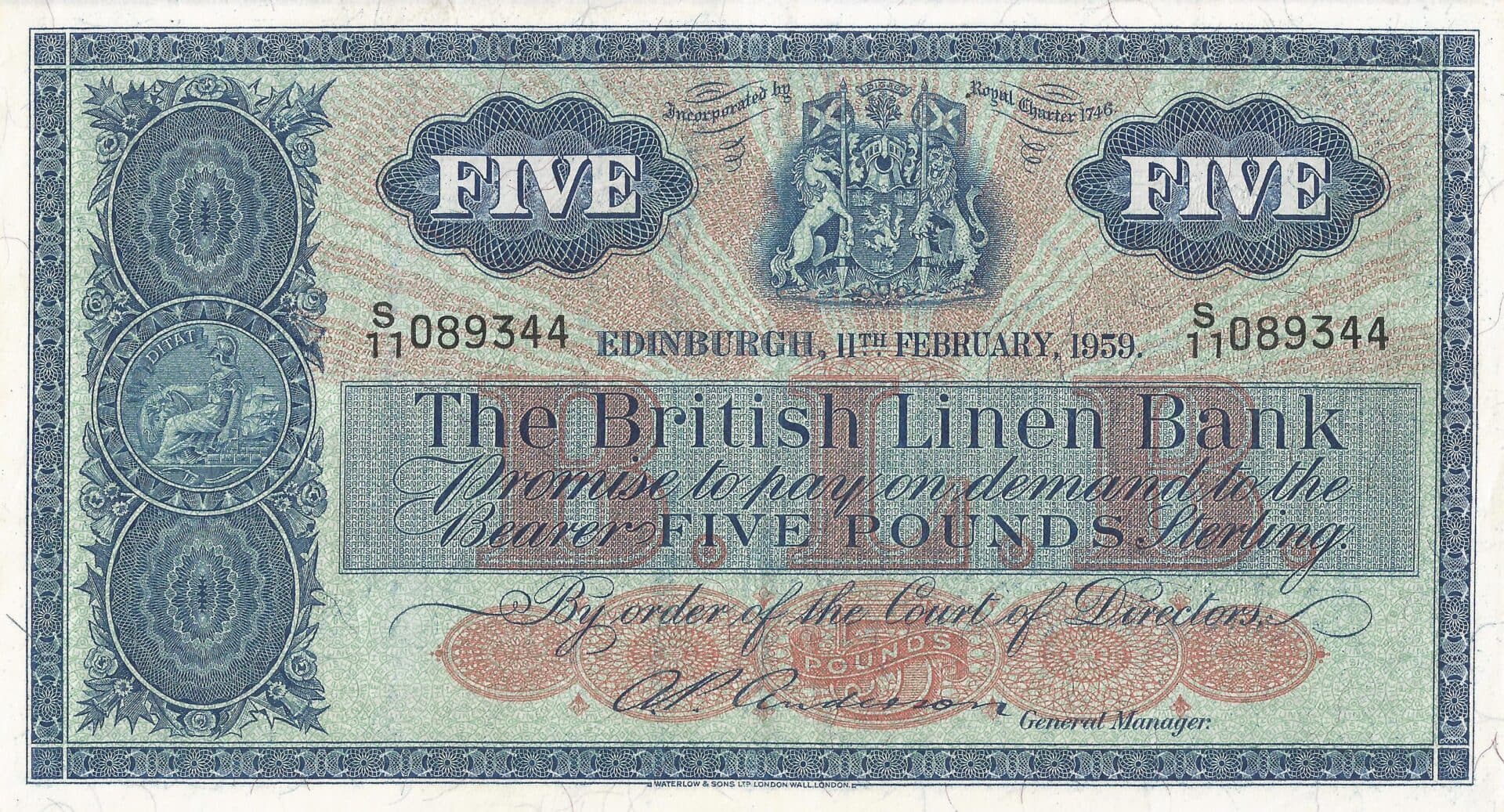 Escocia - Reino Unido 27 Pick 161b Anverso