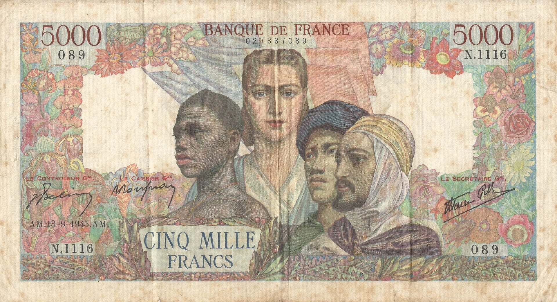 Francia 91 Pick 103c Anverso