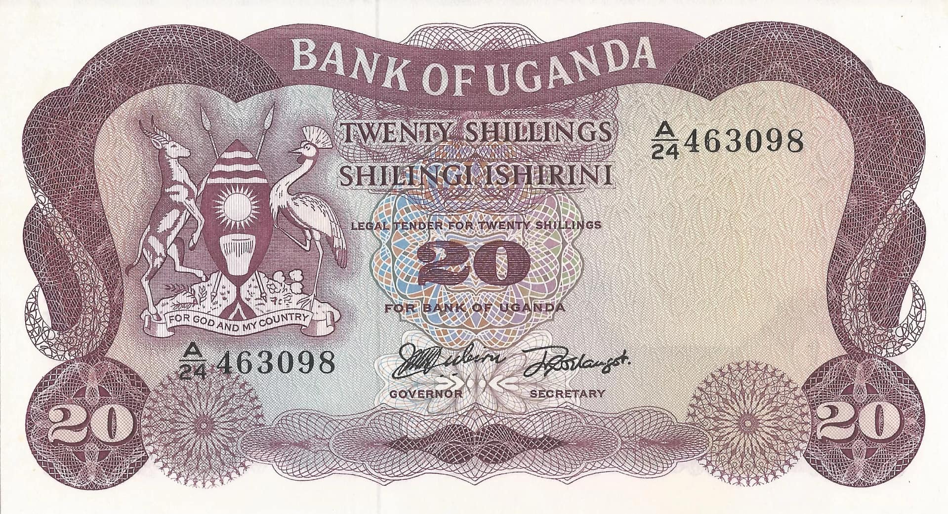 Uganda 5 Uganda Pick 3a Anverso scaled