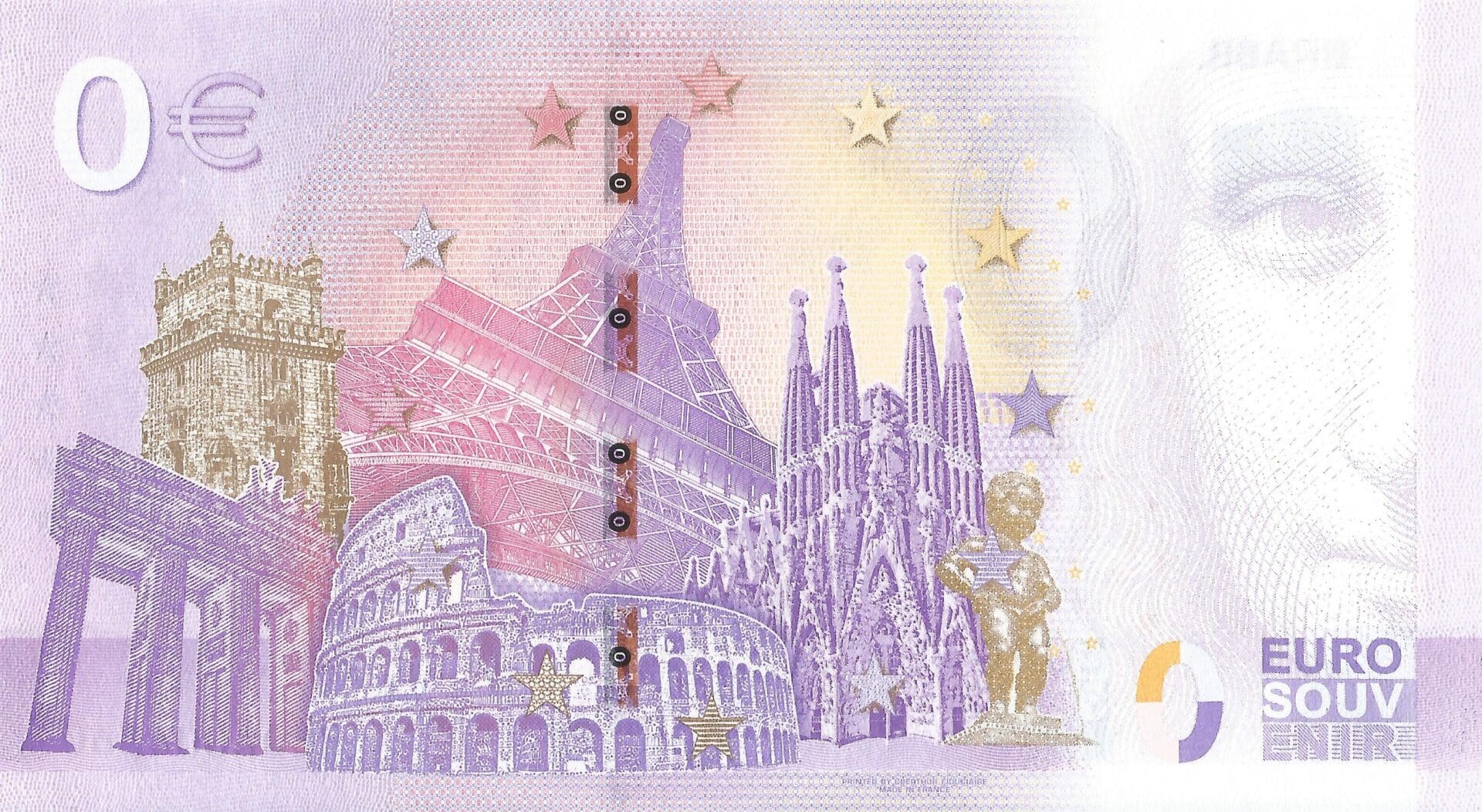 Fantasía 80 0 Euros Brasil Reverso