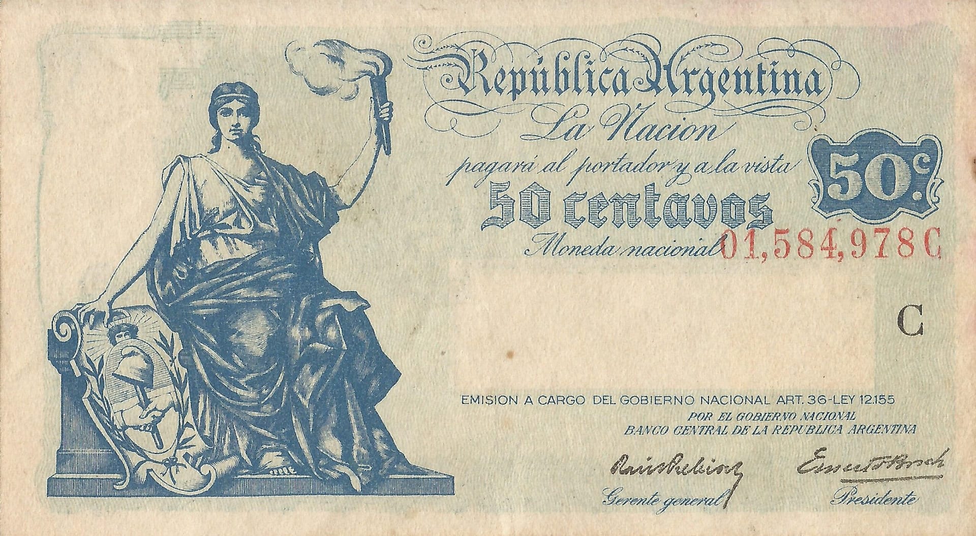 9-Banco Central Progreso (1935-1959) 3 Col 401 Anverso scaled