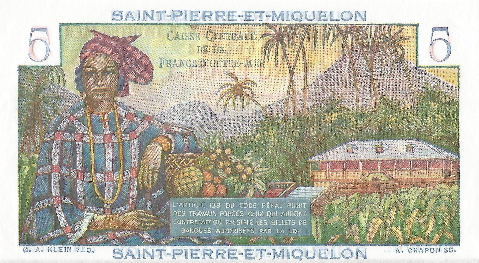 Saint Pierre y Miquelón 6 Pick 22 Reverso e1679103479896