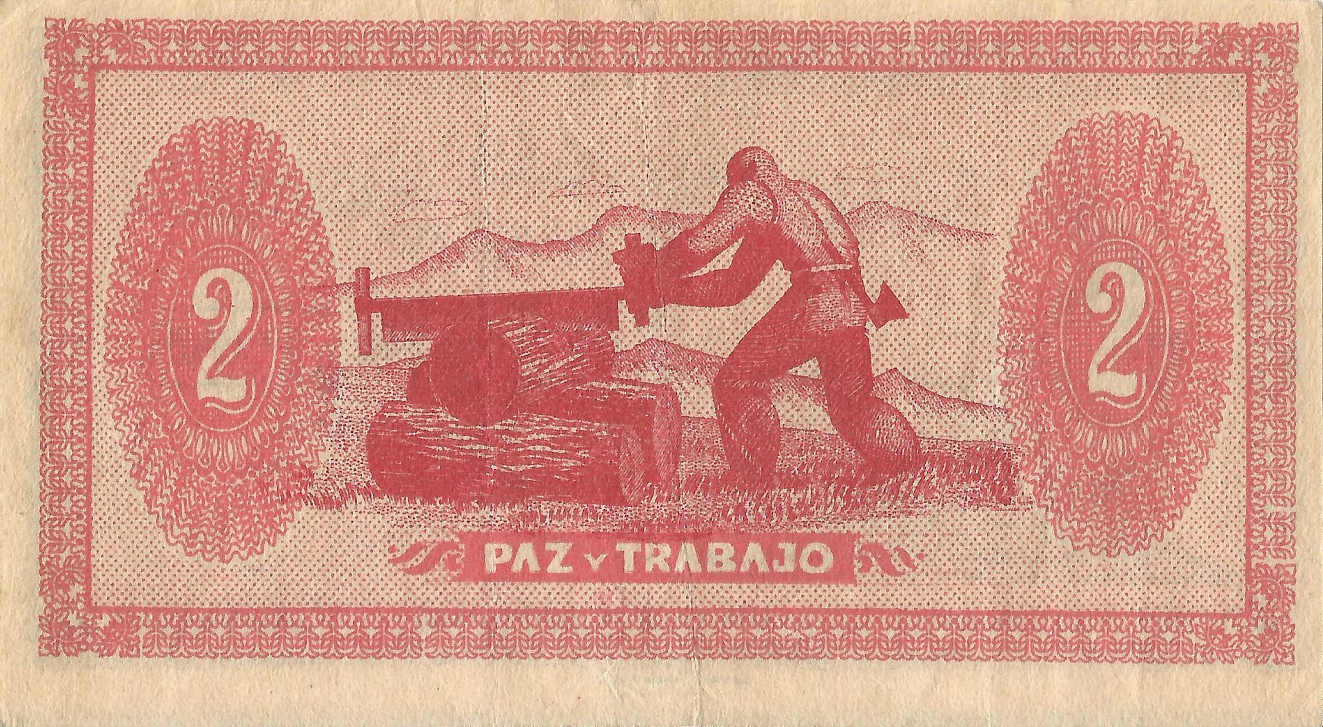 España 127 Pick S605 Reverso