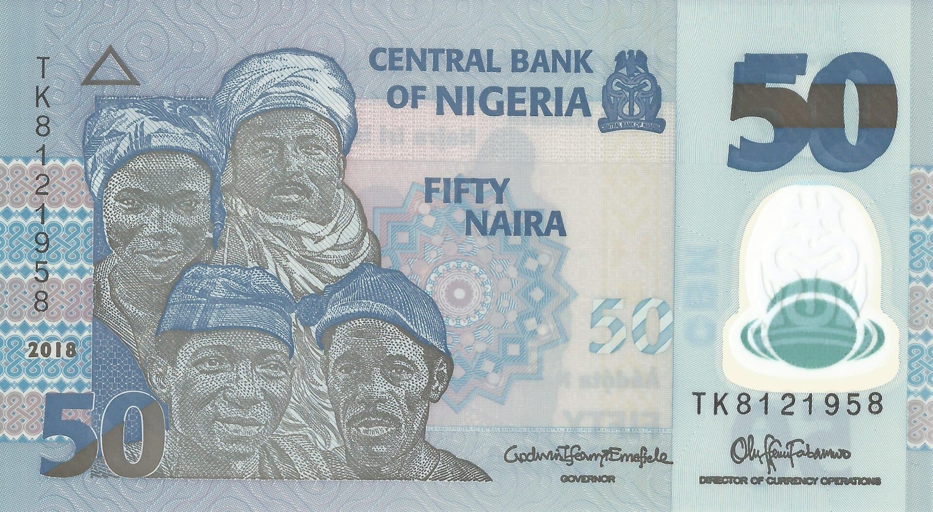 Nigeria 29 Pick 40h Anverso