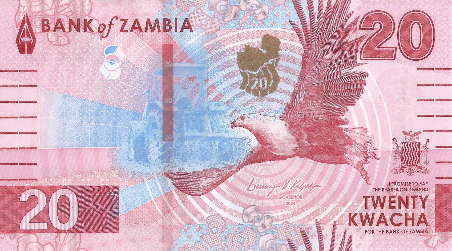 Zambia 33 Pick 63a Anverso