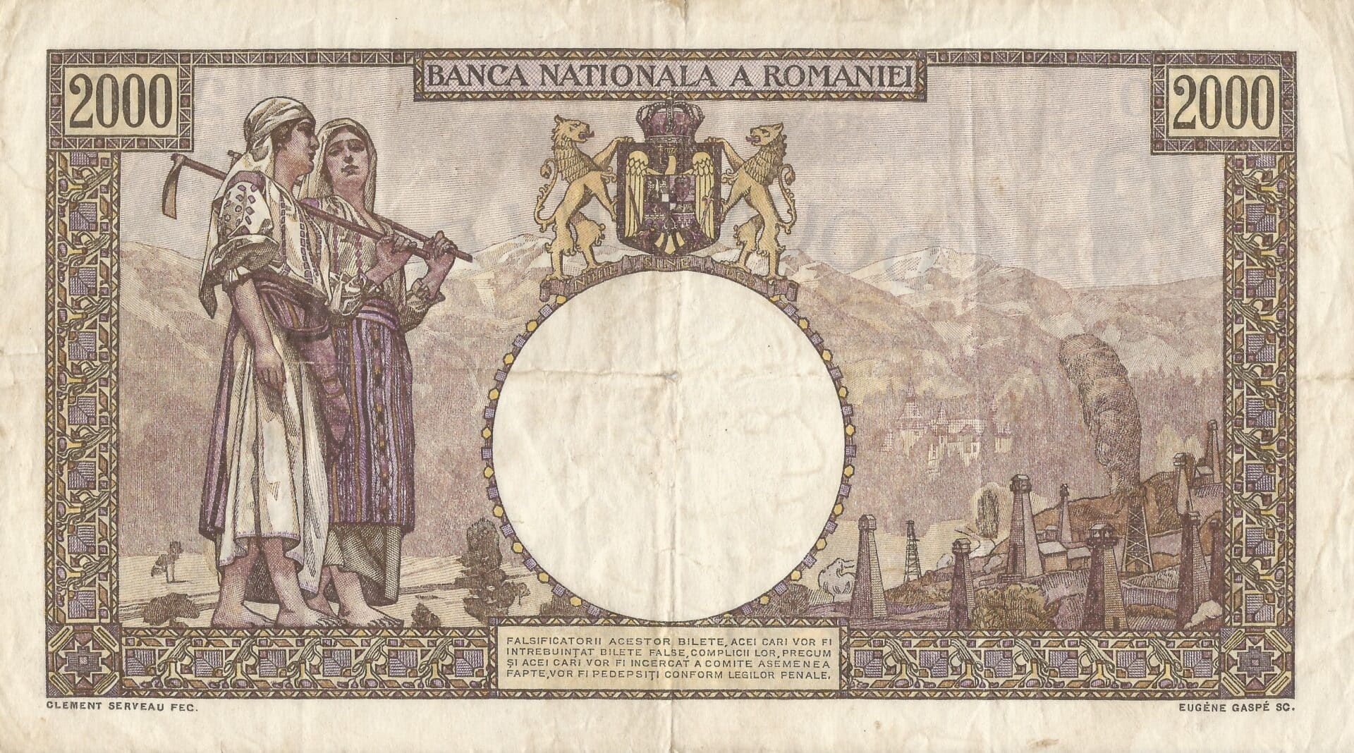 Rumania 12 Pick 53a.1 Reverso