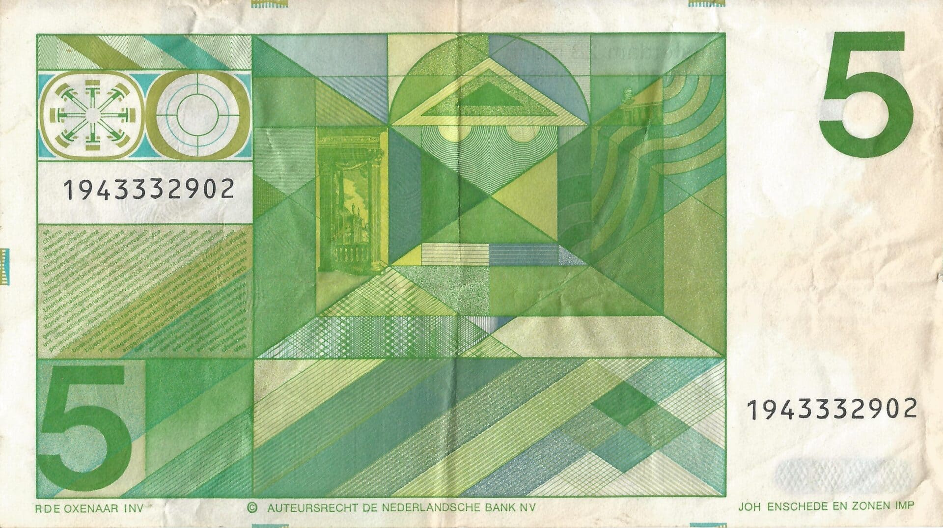 Países Bajos 18 Pick 95a Reverso