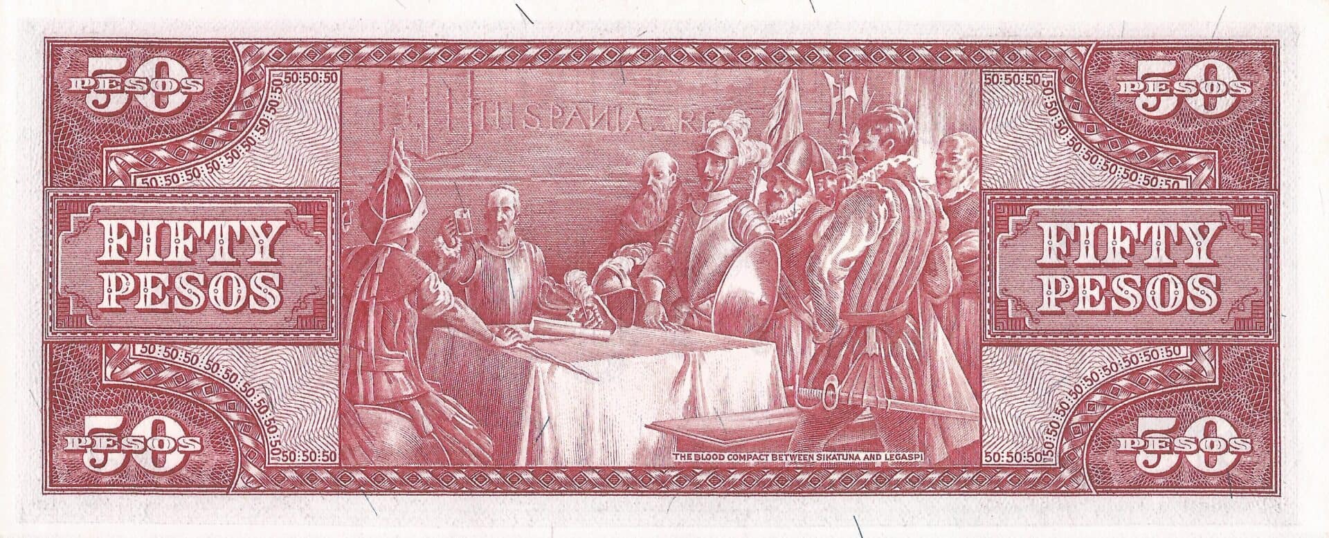 Filipinas 52 Pick 138d Reverso