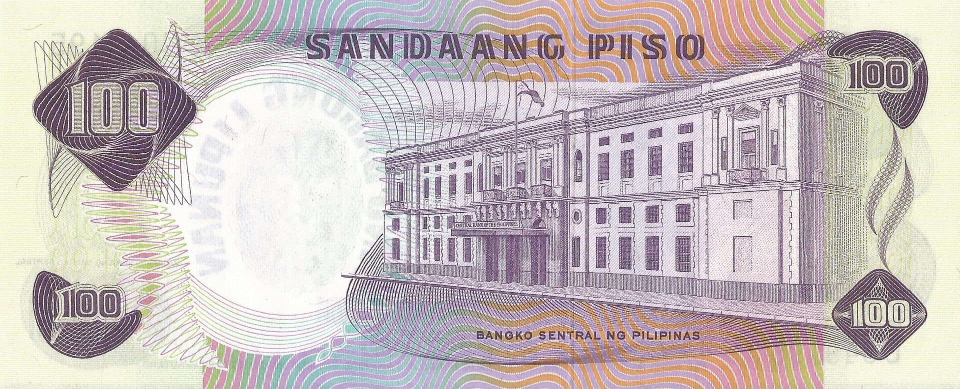 Filipinas 68 Pick 157b Reverso