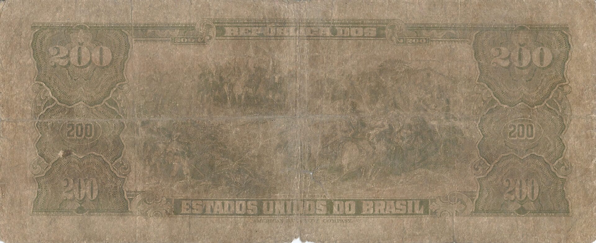 Brasil 28 Pick 154.a Reverso