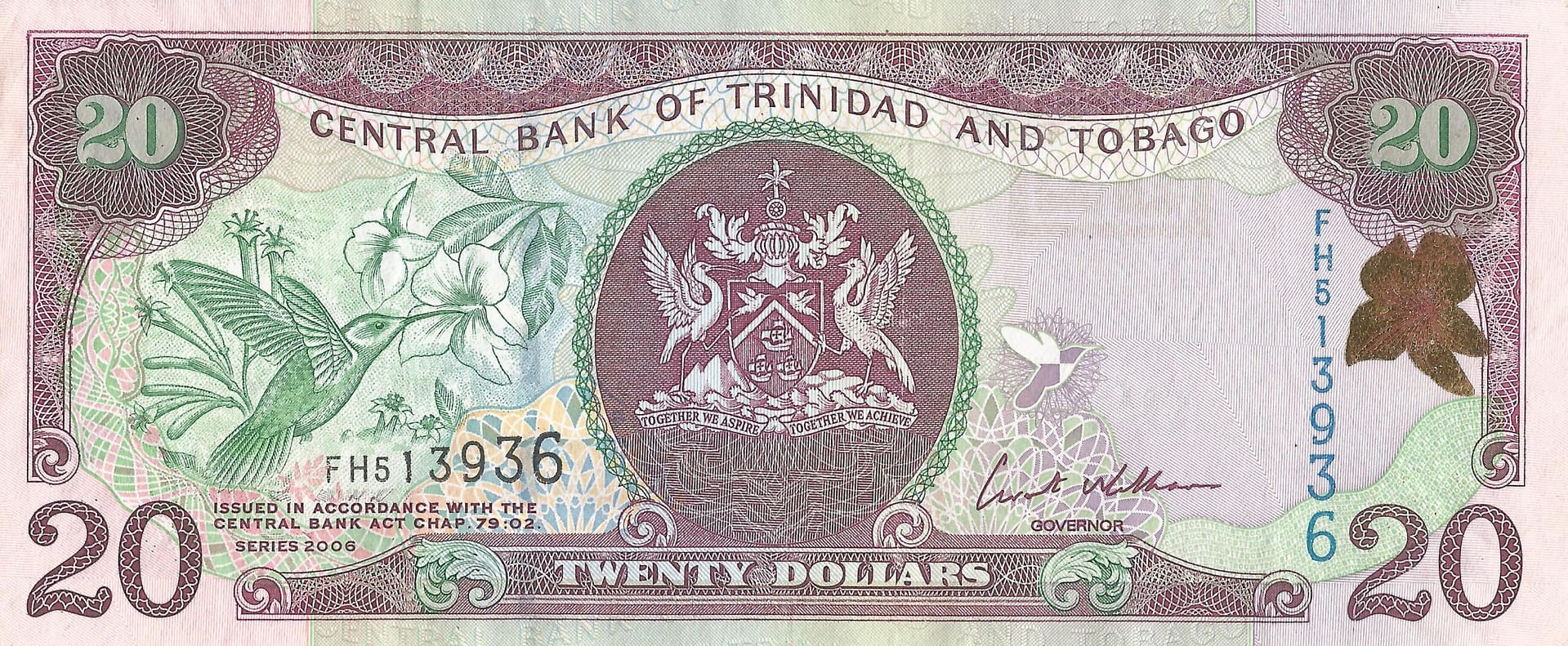 Trinidad y Tobago 15 Pick 49a Anverso scaled