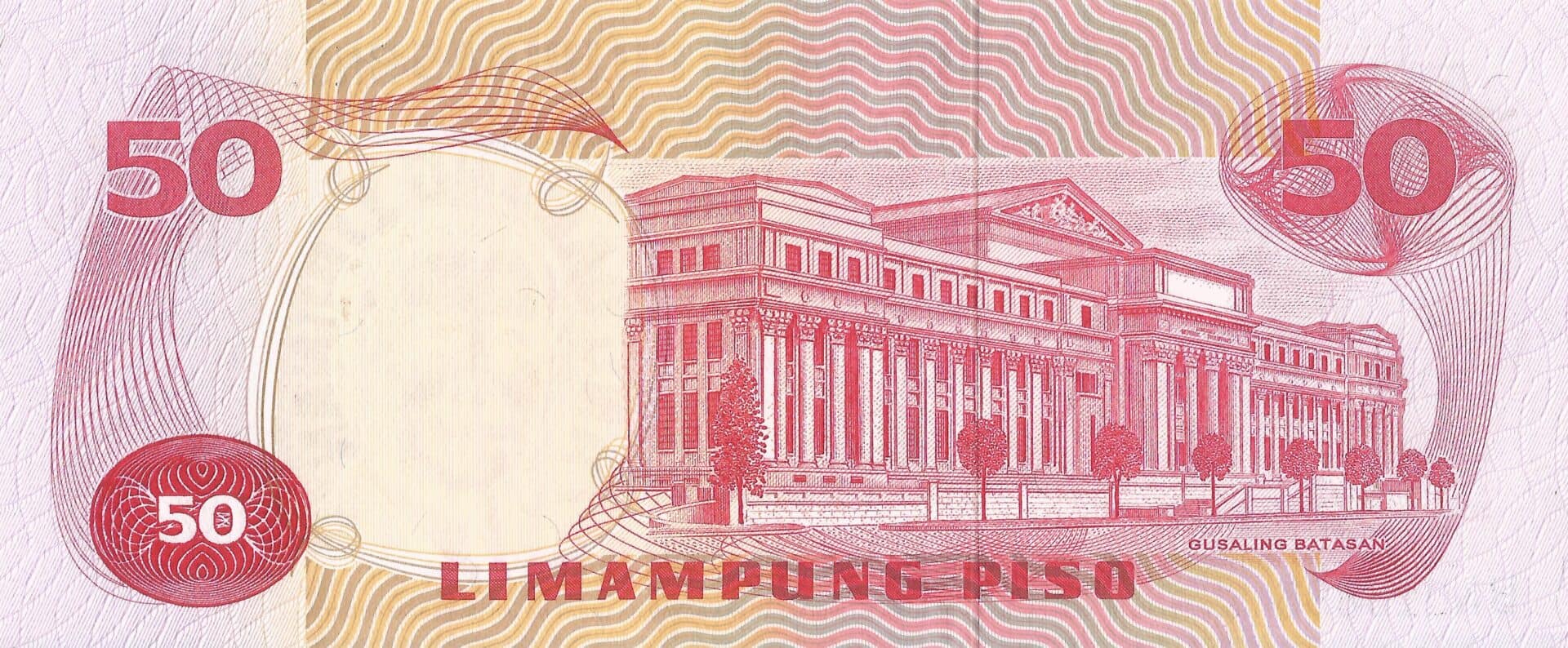 Filipinas 66 Pick 156b Reverso