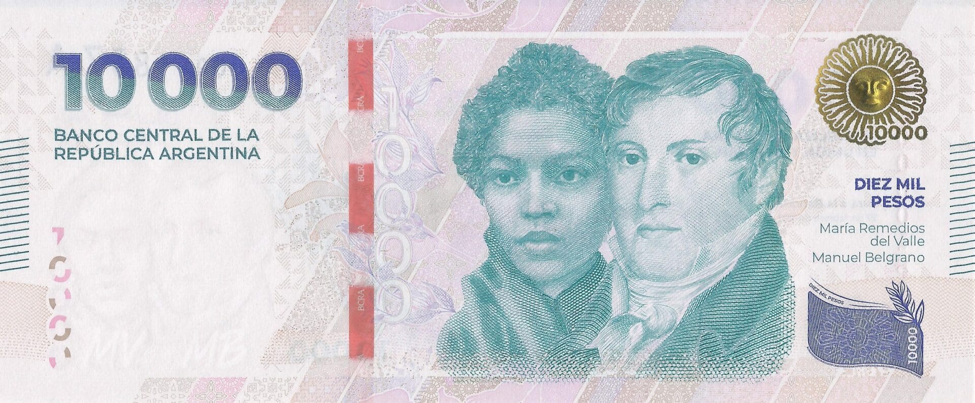 19-Pesos - Heroínas y Héroes Históricos 16 10mil Anverso