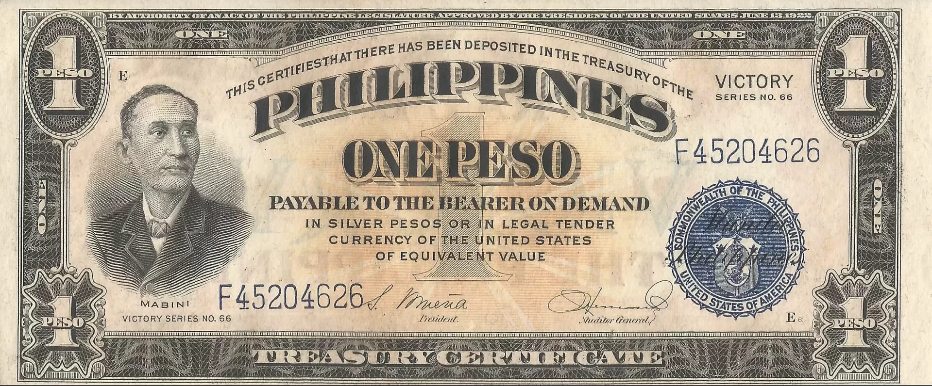 Filipinas 45 Filipinas Pick 117a Anverso scaled e1680136772907