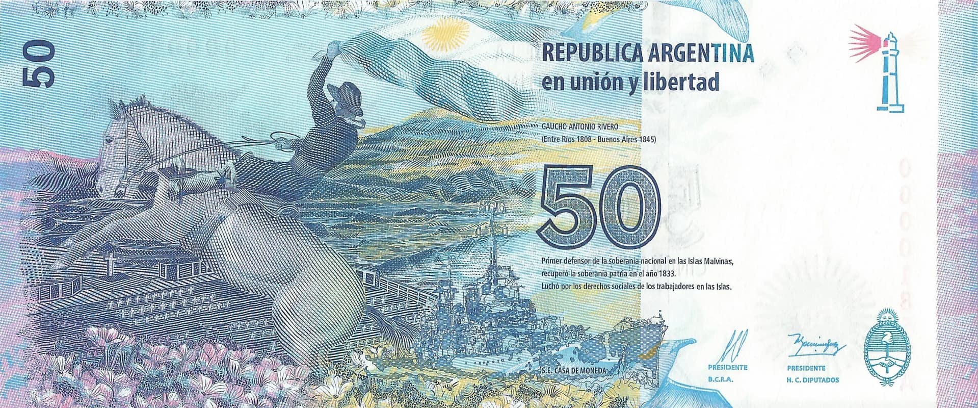 16-Pesos - Serie Tenemos Patria (2012-2018) 14 Col 815a Reverso scaled