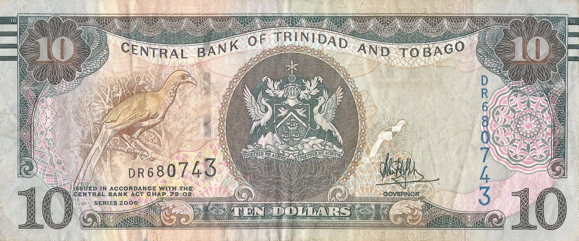 Trinidad y Tobago 19 Pick 57b Anverso