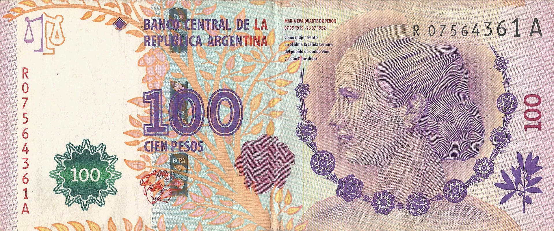 16-Pesos - Serie Tenemos Patria (2012-2018) 29 Col 818R Anverso scaled
