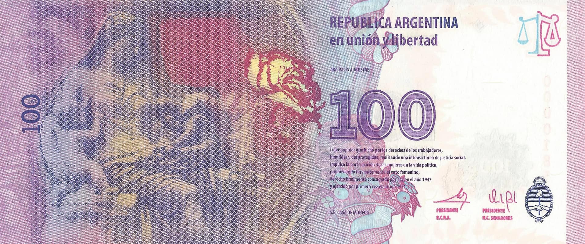 16-Pesos - Serie Tenemos Patria (2012-2018) 20 Col 816a Reverso scaled