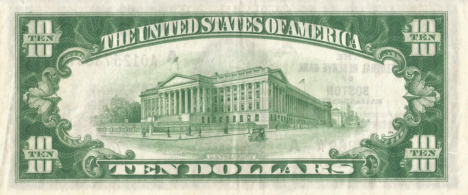 Estados Unidos 31 Pick 396a Reverso