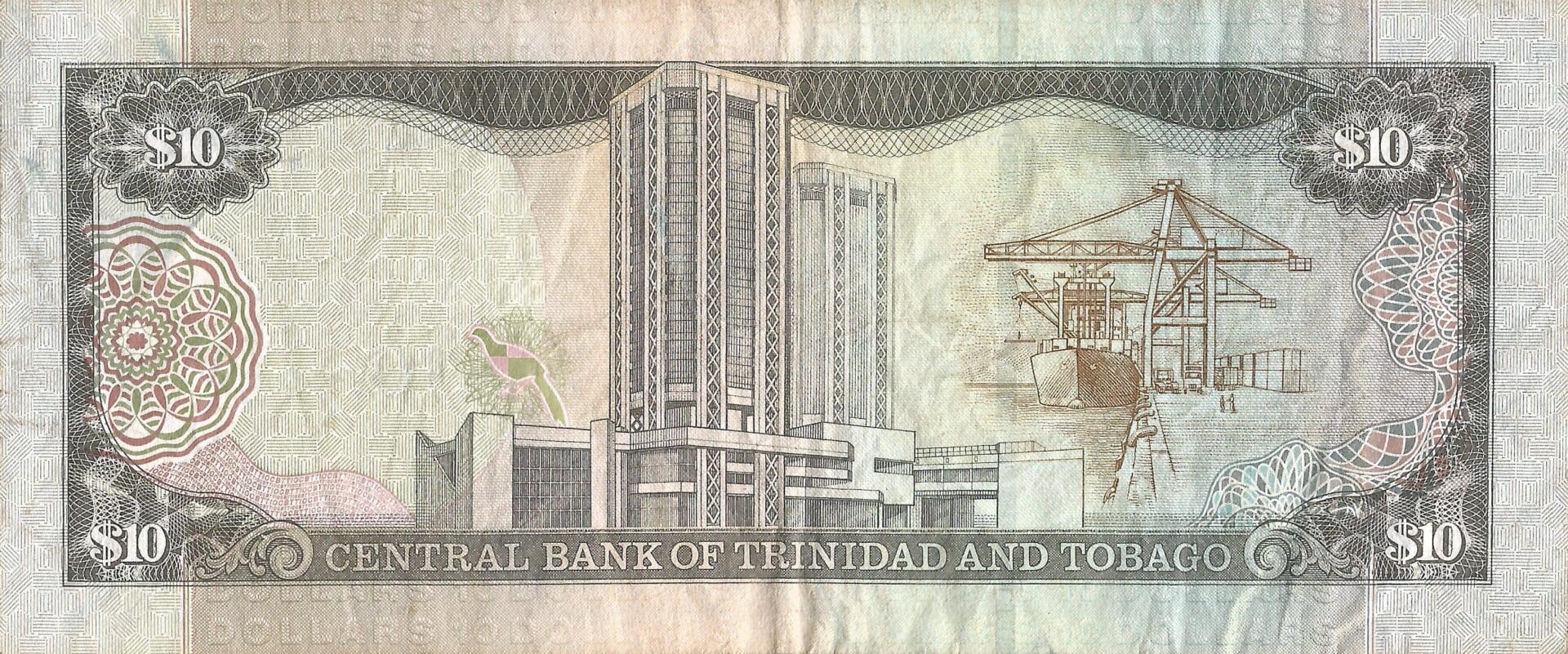 Trinidad y Tobago 20 Pick 57b Reverso