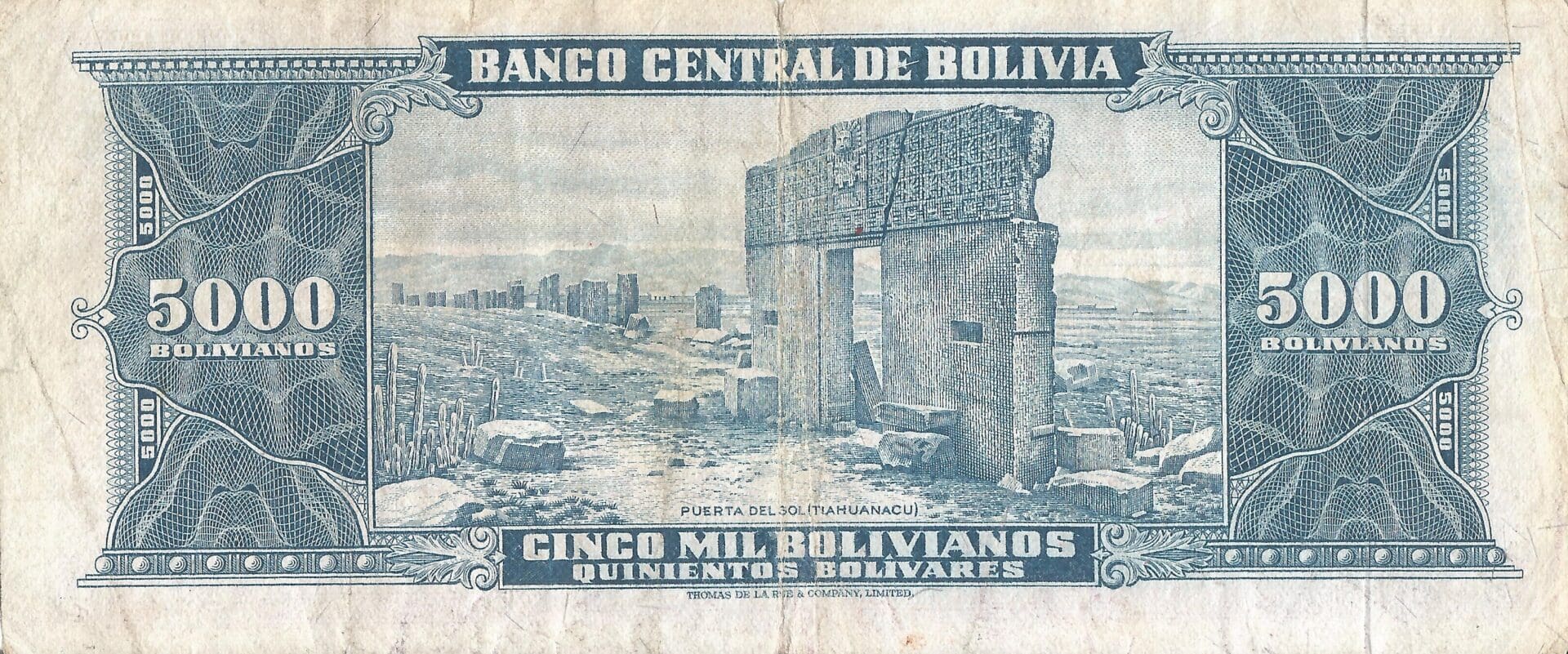 Bolivia 52 Pick 150d Reverso