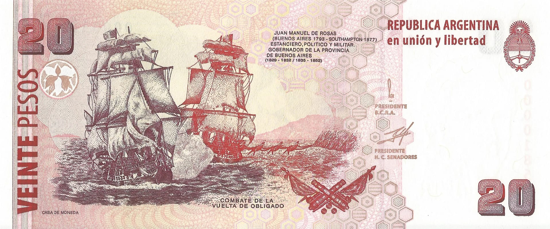 15-Pesos Convertibles - 2º Diseño (1997-2015) 82 Col 783a Reverso scaled