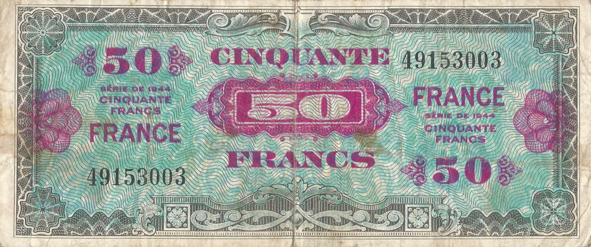 Francia 99 Pick 117a Anverso