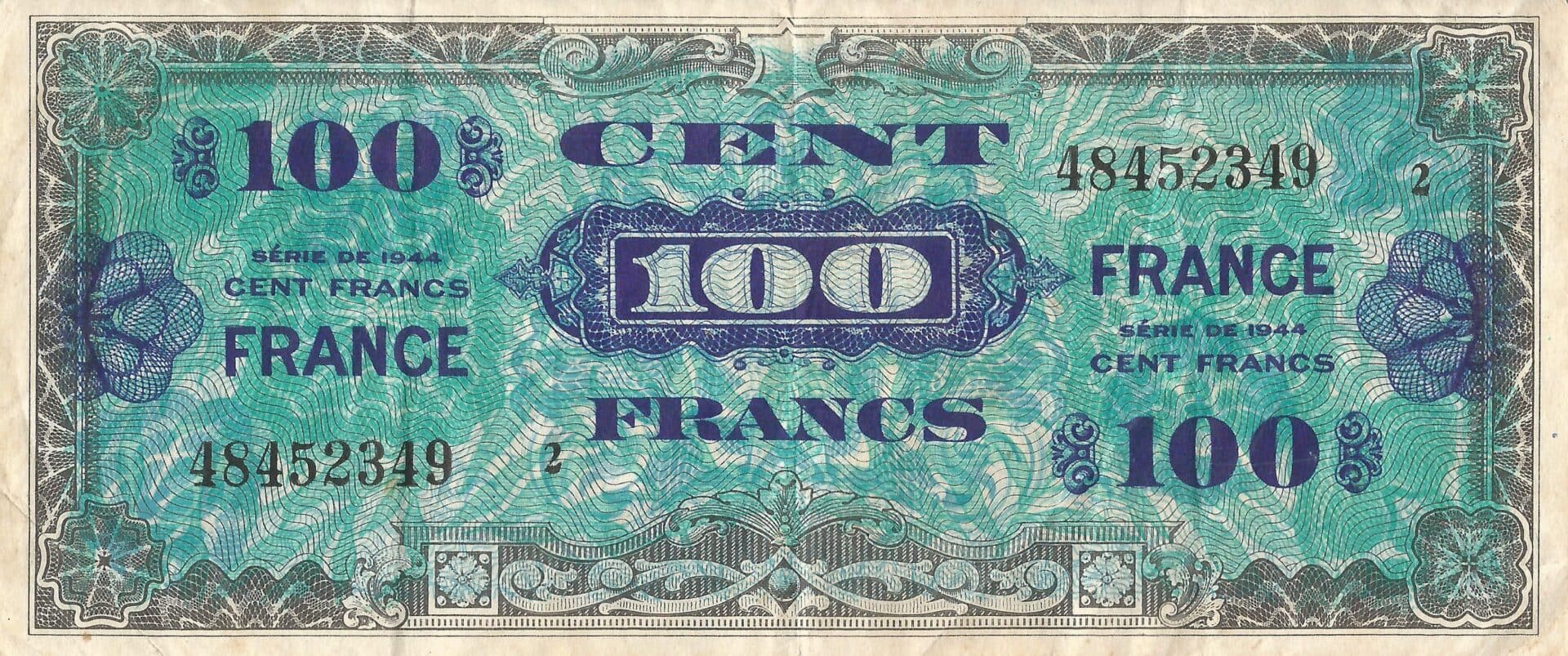 Francia 101 Pick 118a Anverso
